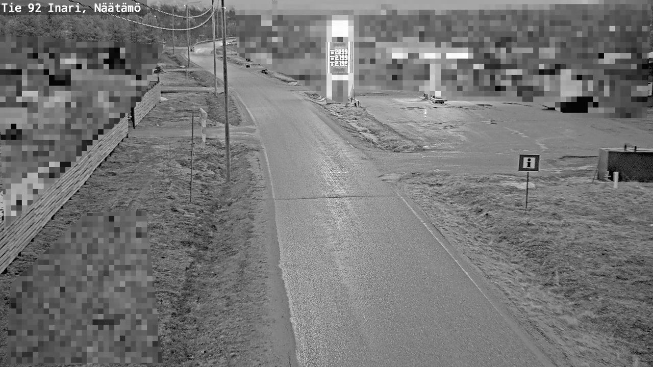 Kelikamerat Kuva Tie 92 Inari, Näätämö, Inari, Lappi
