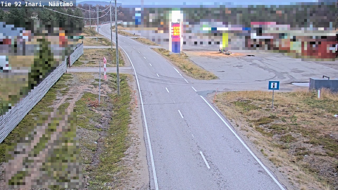 Kelikamerat Kuva Tie 92 Inari, Näätämö, Inari, Lappi