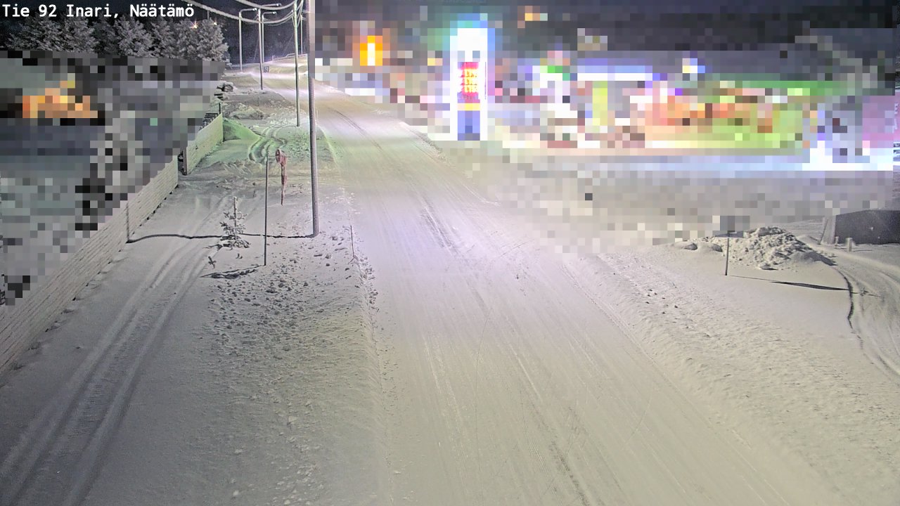 Kelikamerat Kuva Tie 92 Inari, Näätämö, Inari, Lappi