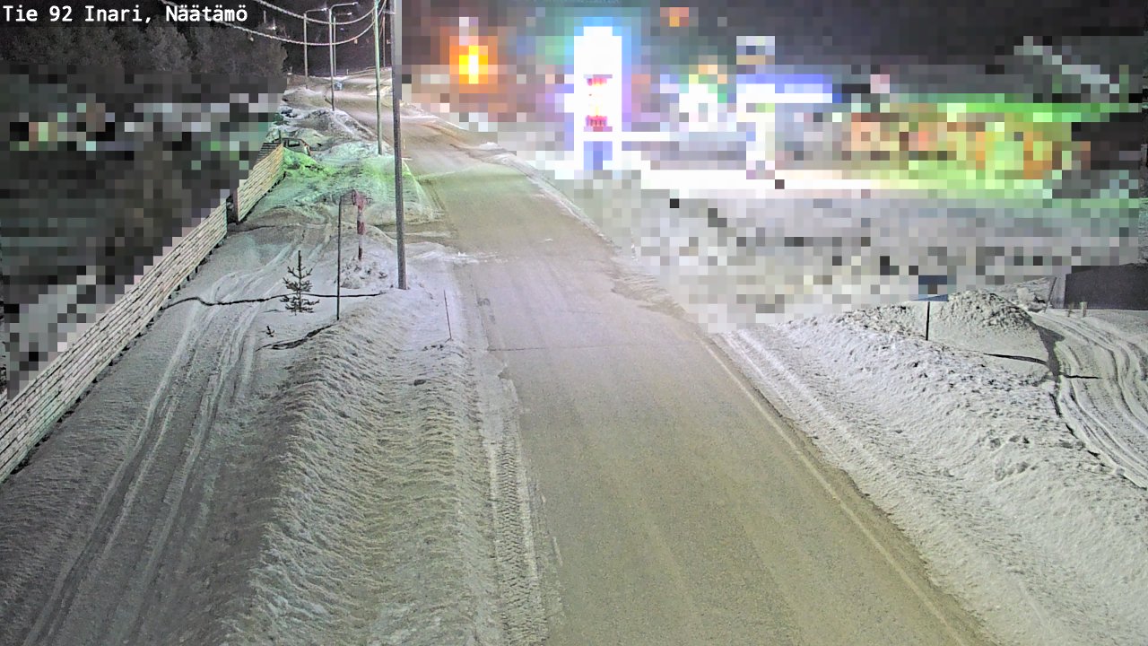 Kelikamerat Kuva Tie 92 Inari, Näätämö, Inari, Lappi