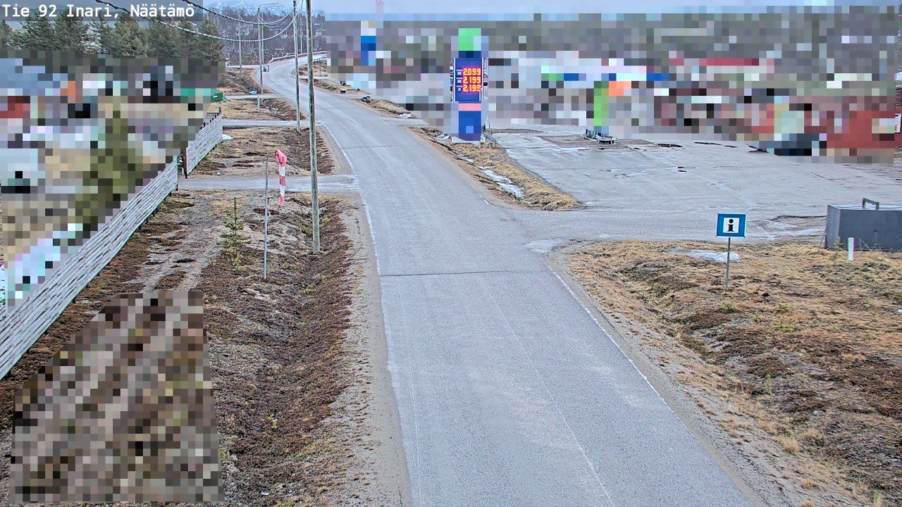 Kelikamerat Kuva Tie 92 Inari, Näätämö, Inari, Lappi