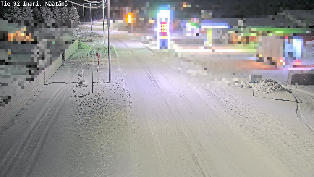Kelikamerat Kuva Tie 92 Inari, Näätämö, Inari, Lappi