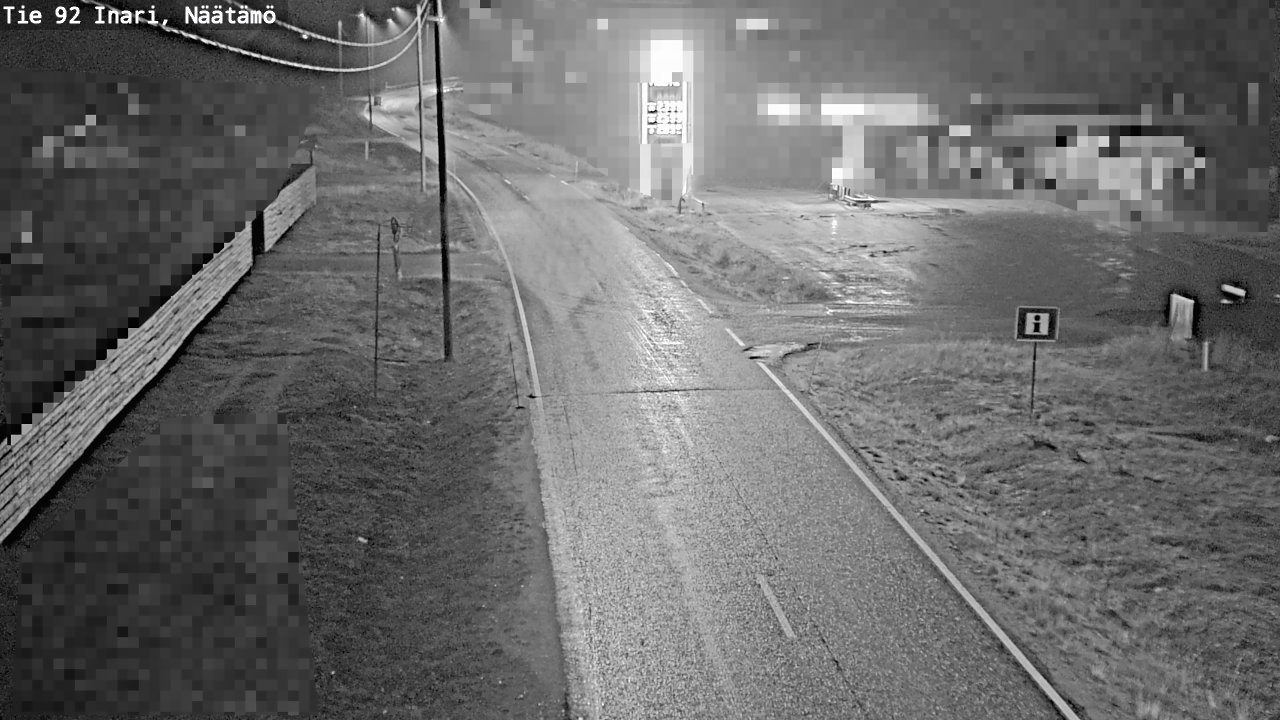 Kelikamerat Kuva Tie 92 Inari, Näätämö, Inari, Lappi