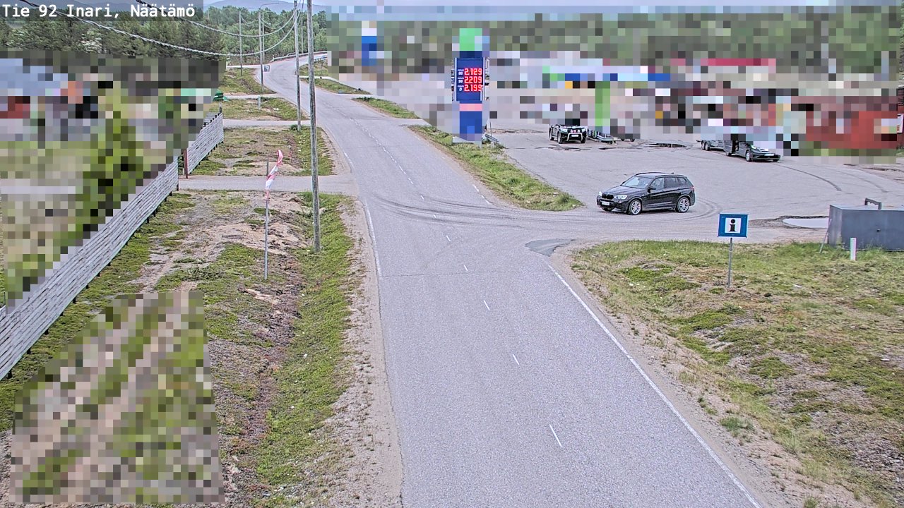 Kelikamerat Kuva Tie 92 Inari, Näätämö, Inari, Lappi