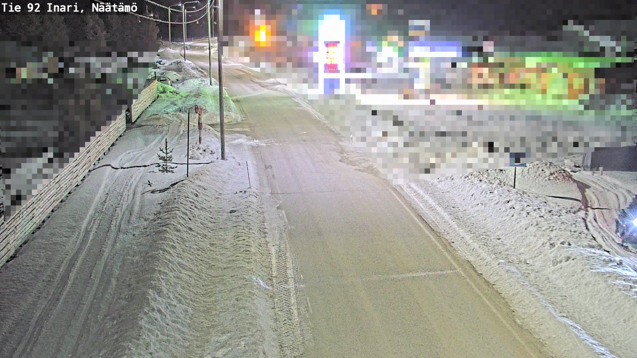 Kelikamerat Kuva Tie 92 Inari, Näätämö, Inari, Lappi