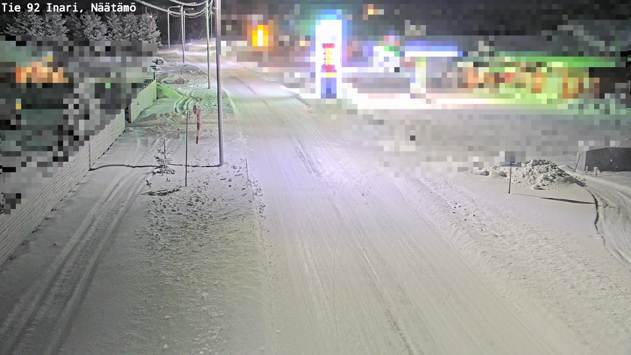 Kelikamerat Kuva Tie 92 Inari, Näätämö, Inari, Lappi