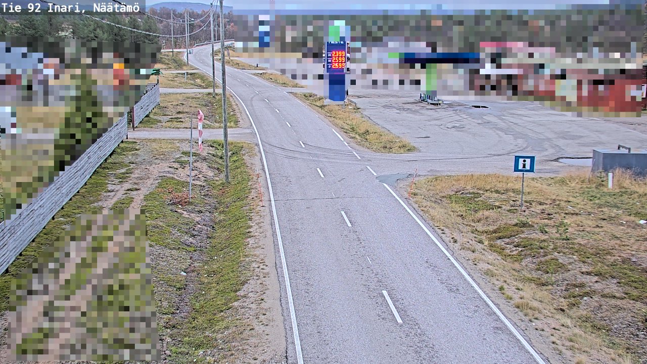 Kelikamerat Kuva Tie 92 Inari, Näätämö, Inari, Lappi