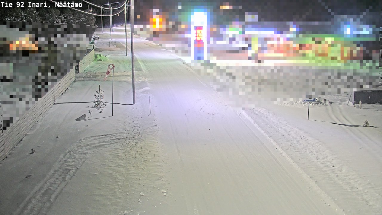 Weather Camera Image Road 92 Inari, Näätämö, Inari, Lappi