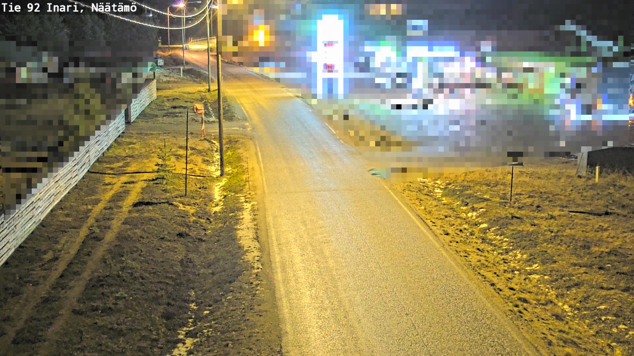 Kelikamerat Kuva Tie 92 Inari, Näätämö, Inari, Lappi