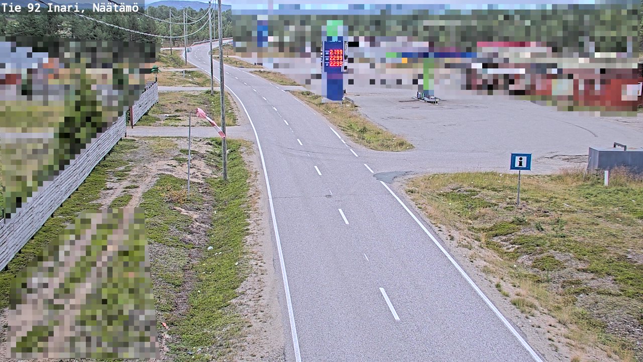 Kelikamerat Kuva Tie 92 Inari, Näätämö, Inari, Lappi