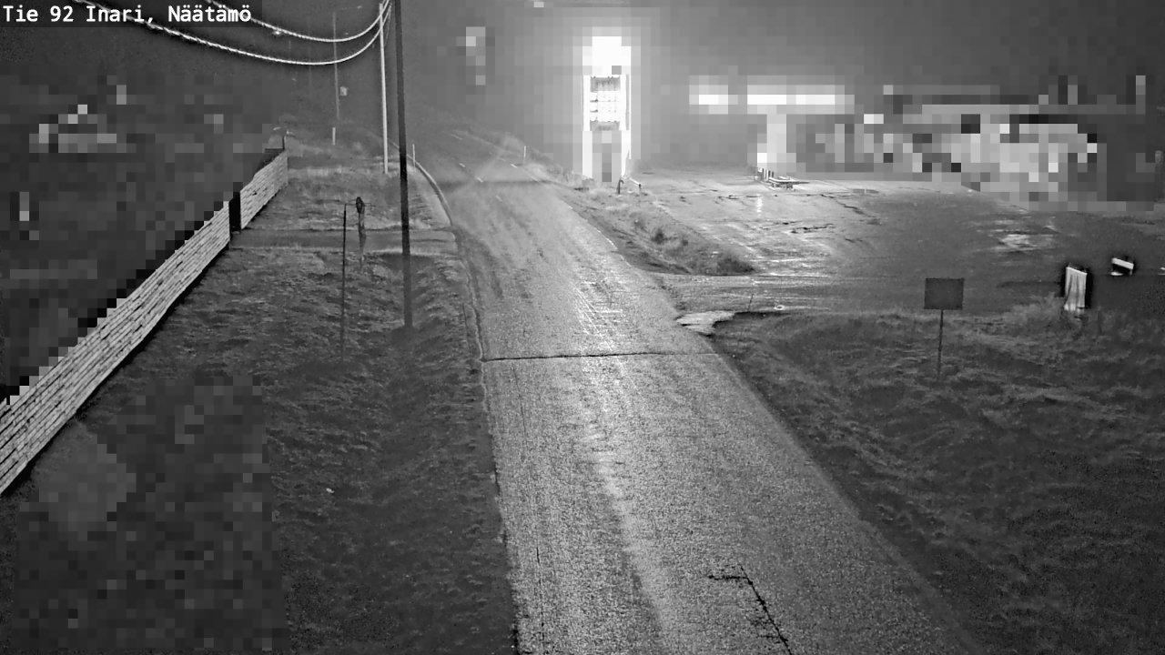 Kelikamerat Kuva Tie 92 Inari, Näätämö, Inari, Lappi