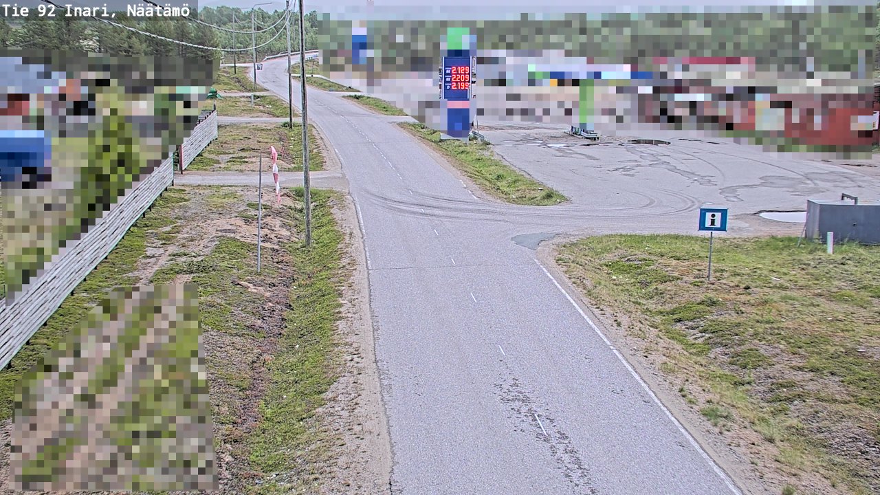 Kelikamerat Kuva Tie 92 Inari, Näätämö, Inari, Lappi