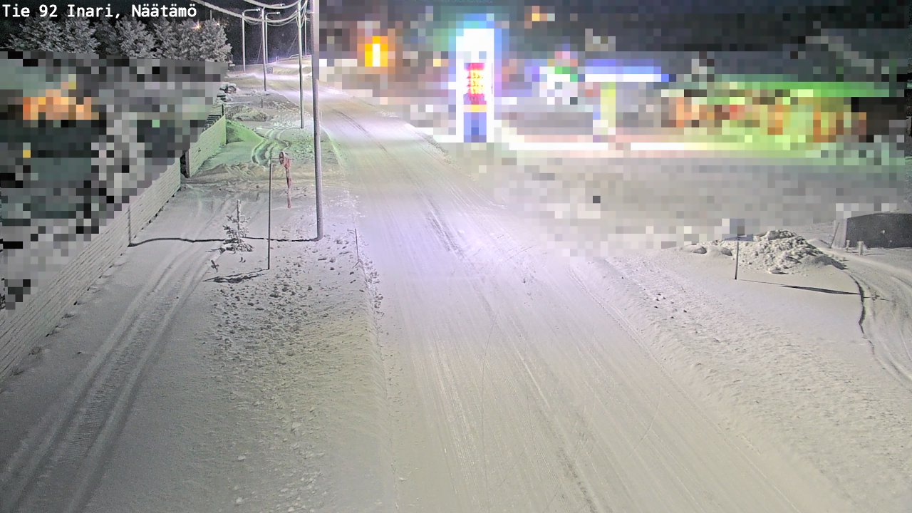 Kelikamerat Kuva Tie 92 Inari, Näätämö, Inari, Lappi