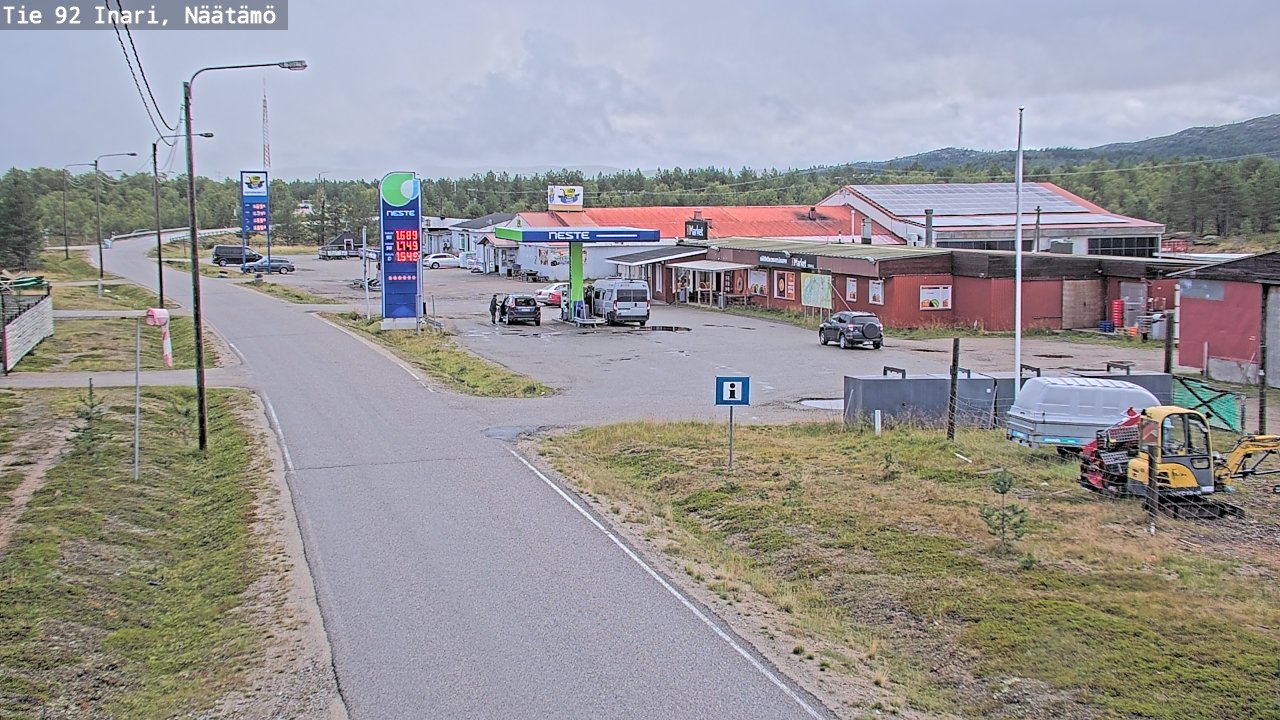Kelikamerat Kuva Tie 92 Inari, Näätämö, Inari, Lappi