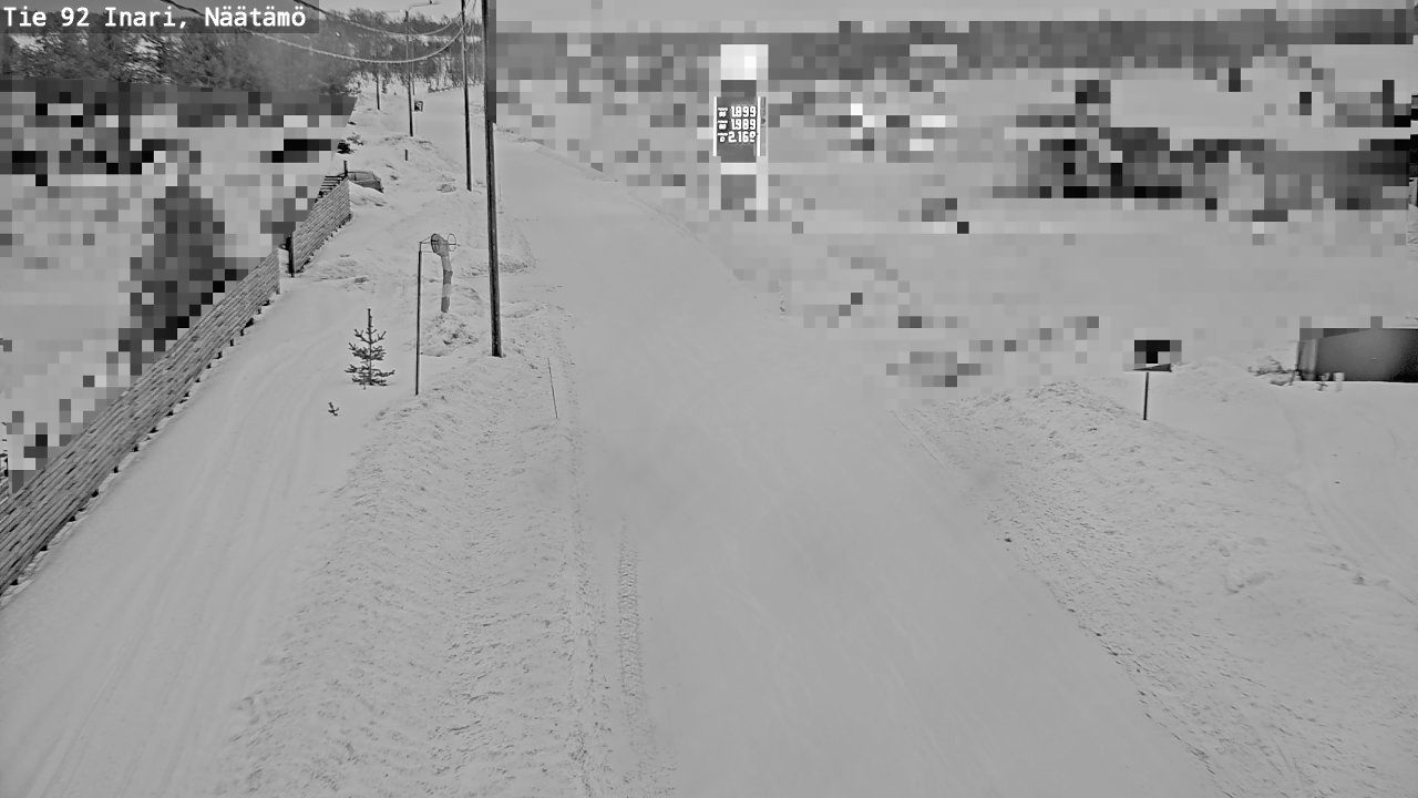 Kelikamerat Kuva Tie 92 Inari, Näätämö, Inari, Lappi