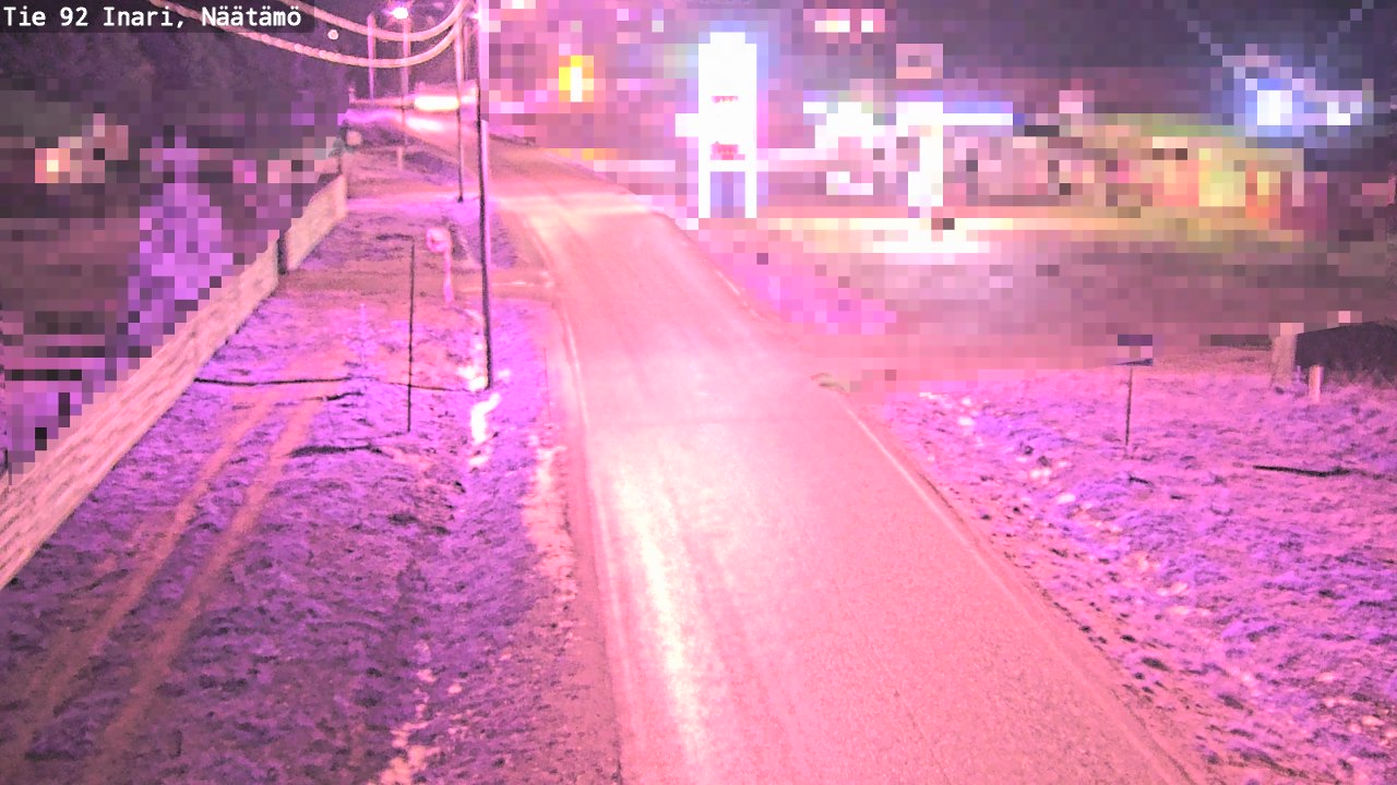 Kelikamerat Kuva Tie 92 Inari, Näätämö, Inari, Lappi