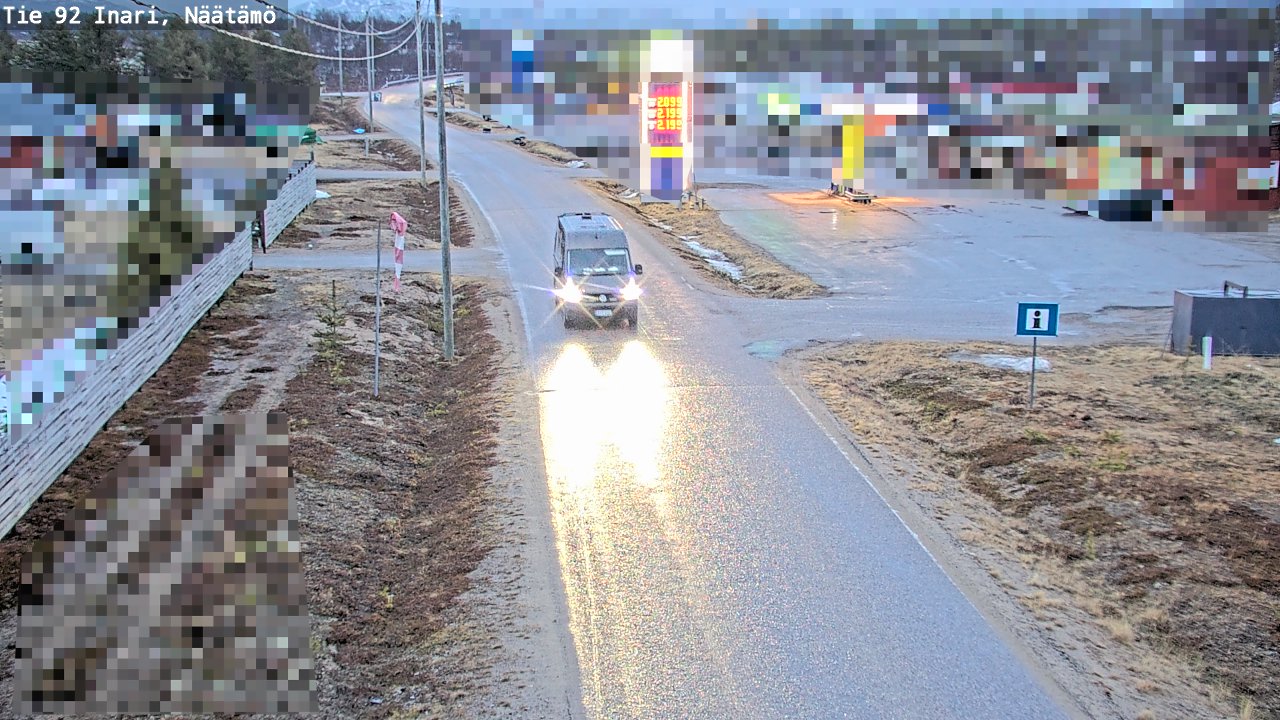 Kelikamerat Kuva Tie 92 Inari, Näätämö, Inari, Lappi