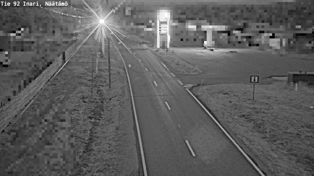 Kelikamerat Kuva Tie 92 Inari, Näätämö, Inari, Lappi