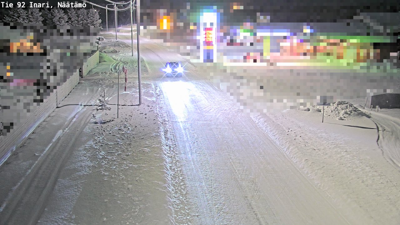 Kelikamerat Kuva Tie 92 Inari, Näätämö, Inari, Lappi