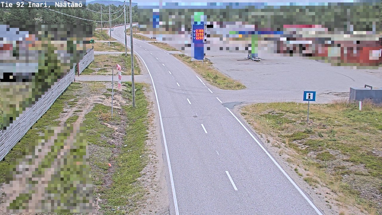 Kelikamerat Kuva Tie 92 Inari, Näätämö, Inari, Lappi