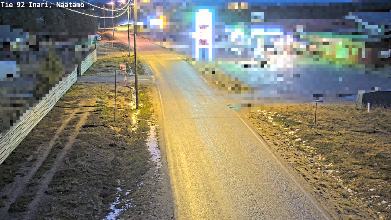 Kelikamerat Kuva Tie 92 Inari, Näätämö, Inari, Lappi