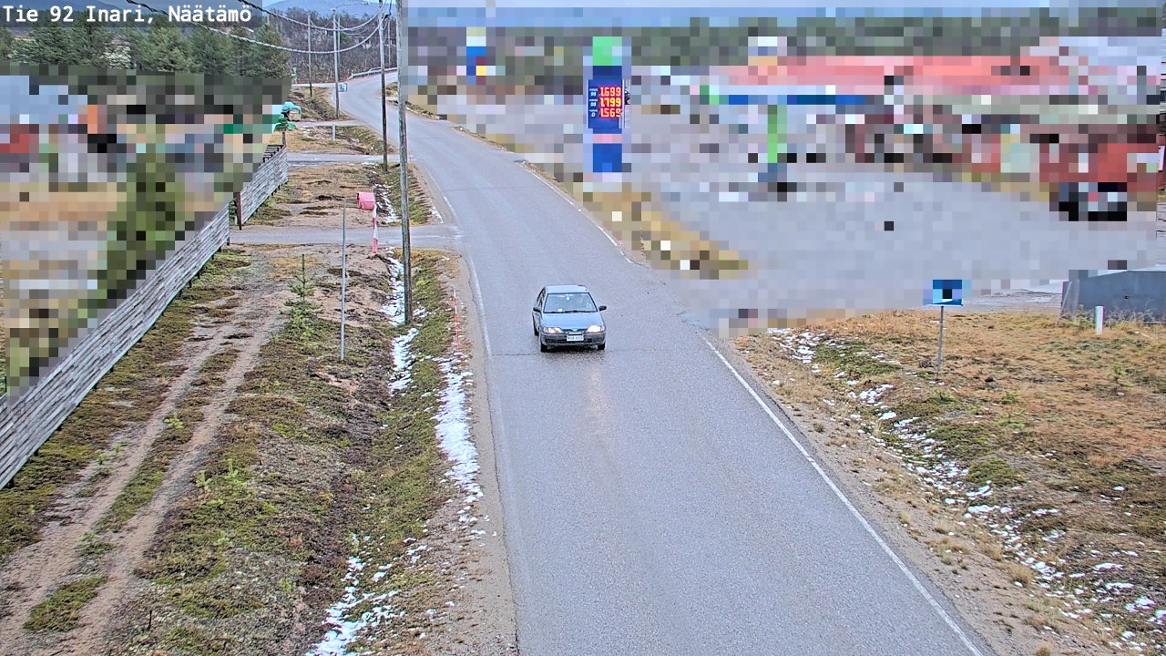 Kelikamerat Kuva Tie 92 Inari, Näätämö, Inari, Lappi