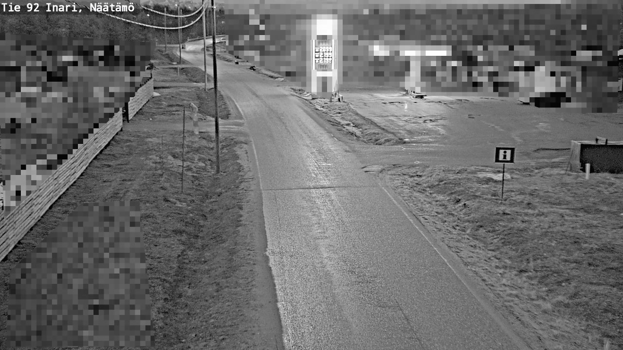Kelikamerat Kuva Tie 92 Inari, Näätämö, Inari, Lappi
