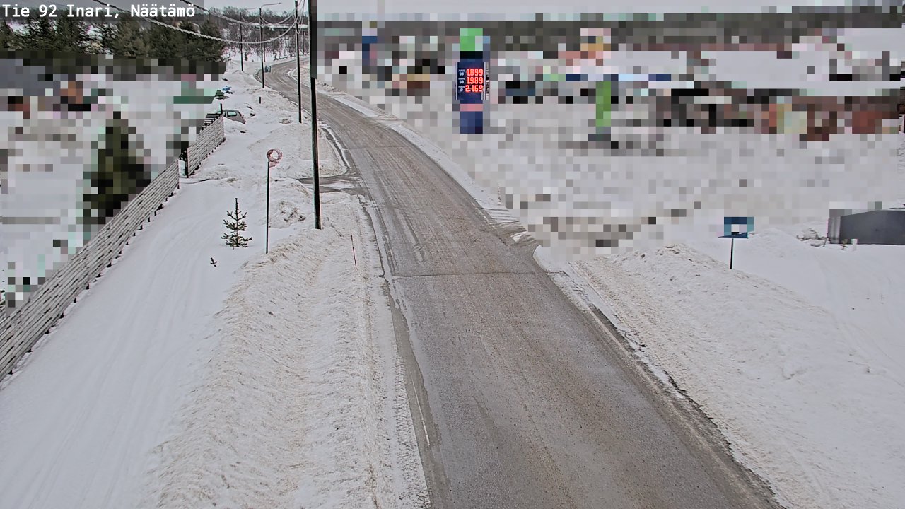 Weather Camera Image Road 92 Inari, Näätämö, Inari, Lappi