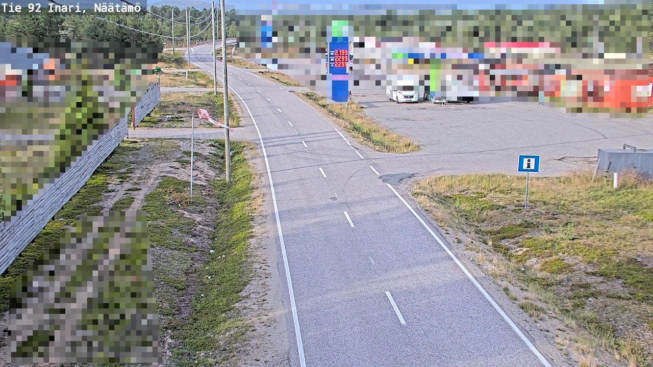 Kelikamerat Kuva Tie 92 Inari, Näätämö, Inari, Lappi