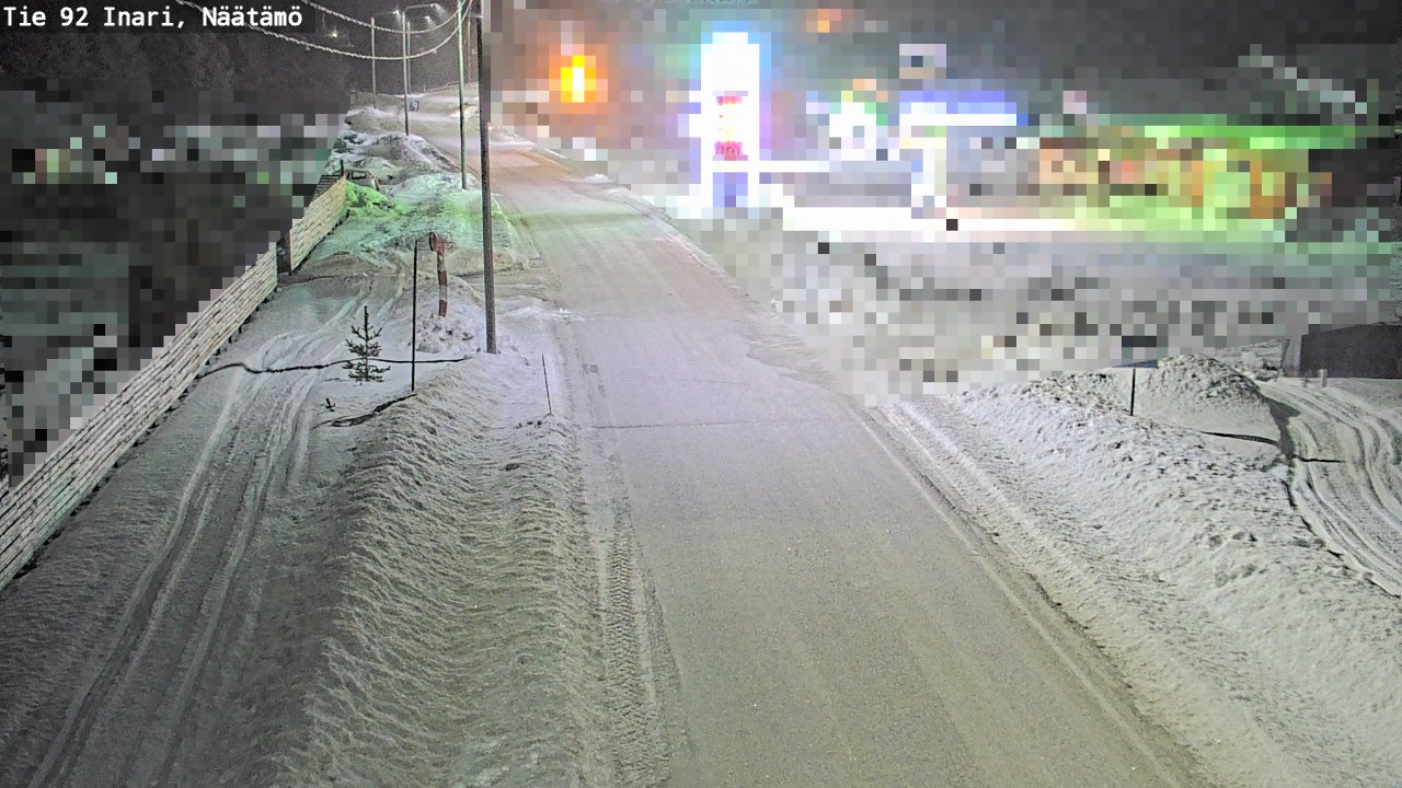 Kelikamerat Kuva Tie 92 Inari, Näätämö, Inari, Lappi