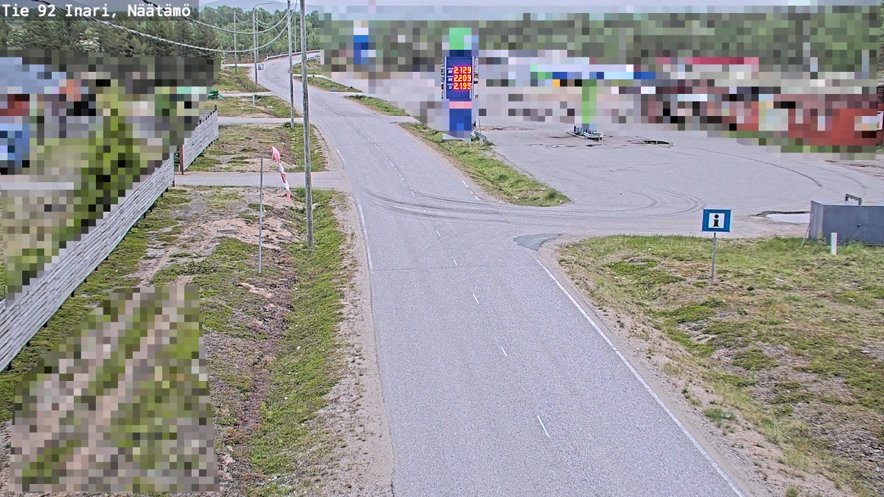 Kelikamerat Kuva Tie 92 Inari, Näätämö, Inari, Lappi