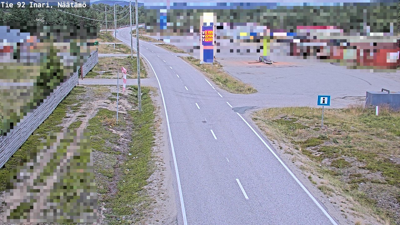 Weather Camera Image Road 92 Inari, Näätämö, Inari, Lappi