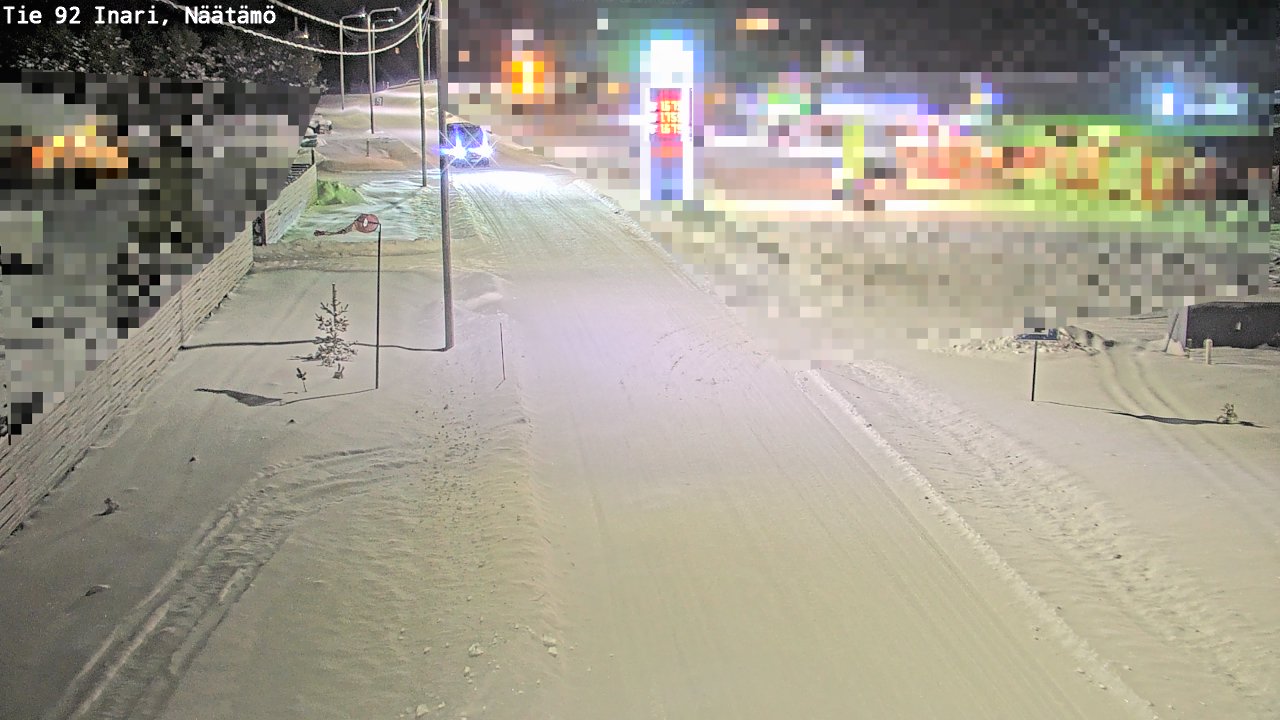 Weather Camera Image Road 92 Inari, Näätämö, Inari, Lappi