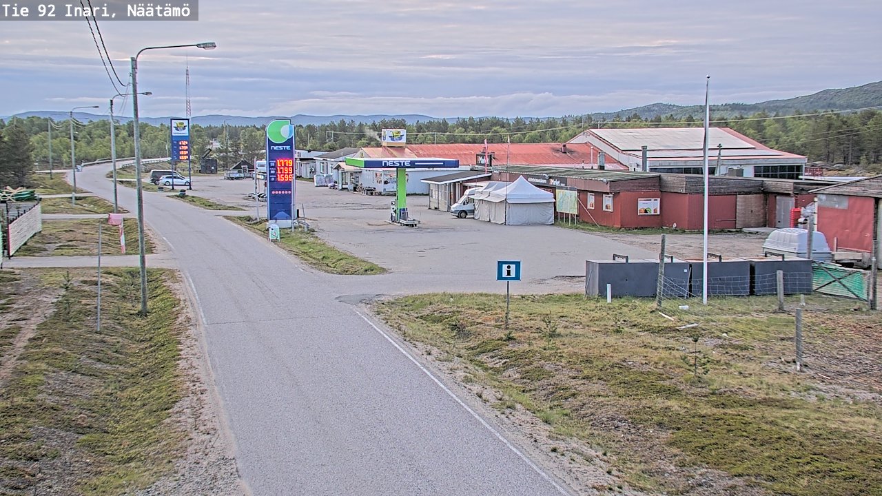 Kelikamerat Kuva Tie 92 Inari, Näätämö, Inari, Lappi