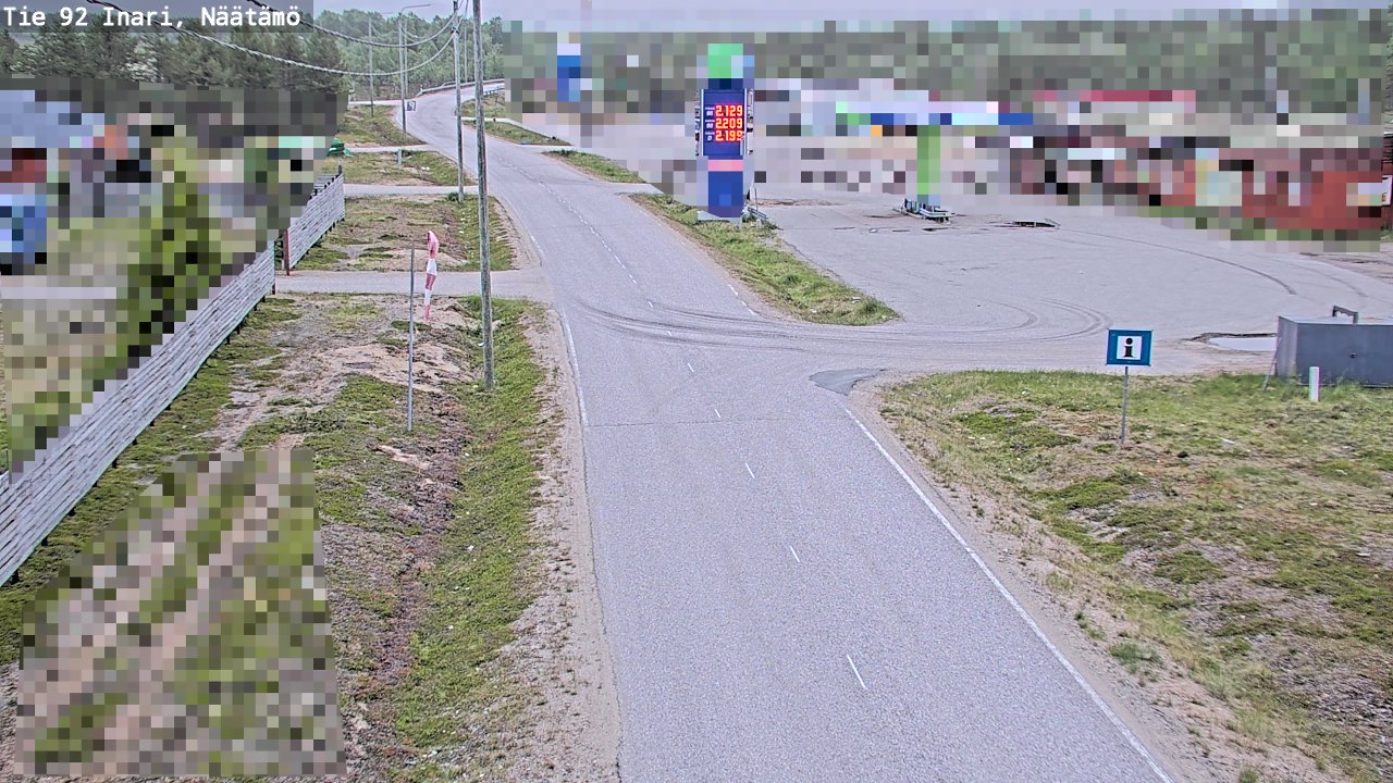 Kelikamerat Kuva Tie 92 Inari, Näätämö, Inari, Lappi