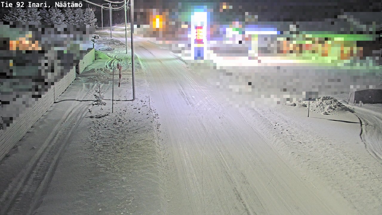 Kelikamerat Kuva Tie 92 Inari, Näätämö, Inari, Lappi