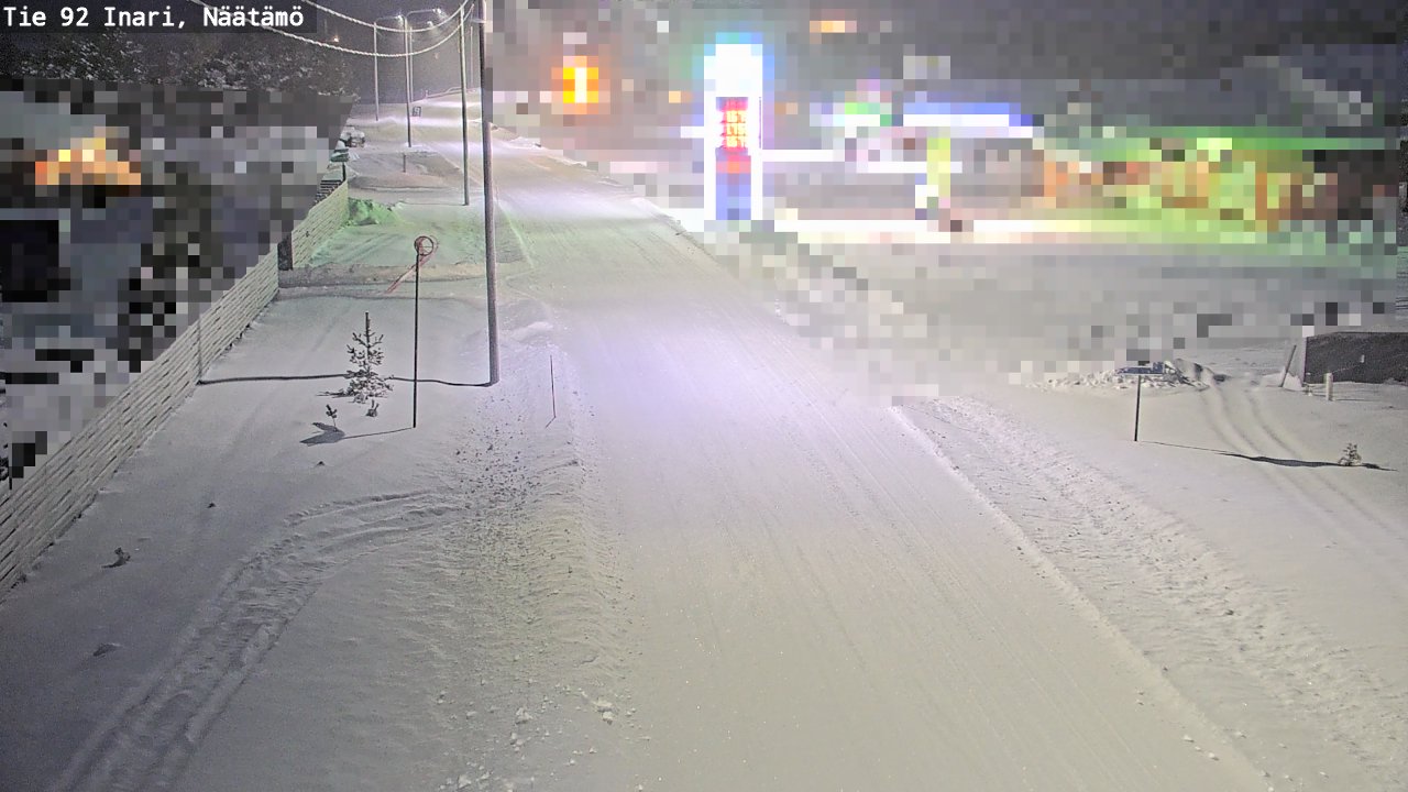 Weather Camera Image Road 92 Inari, Näätämö, Inari, Lappi
