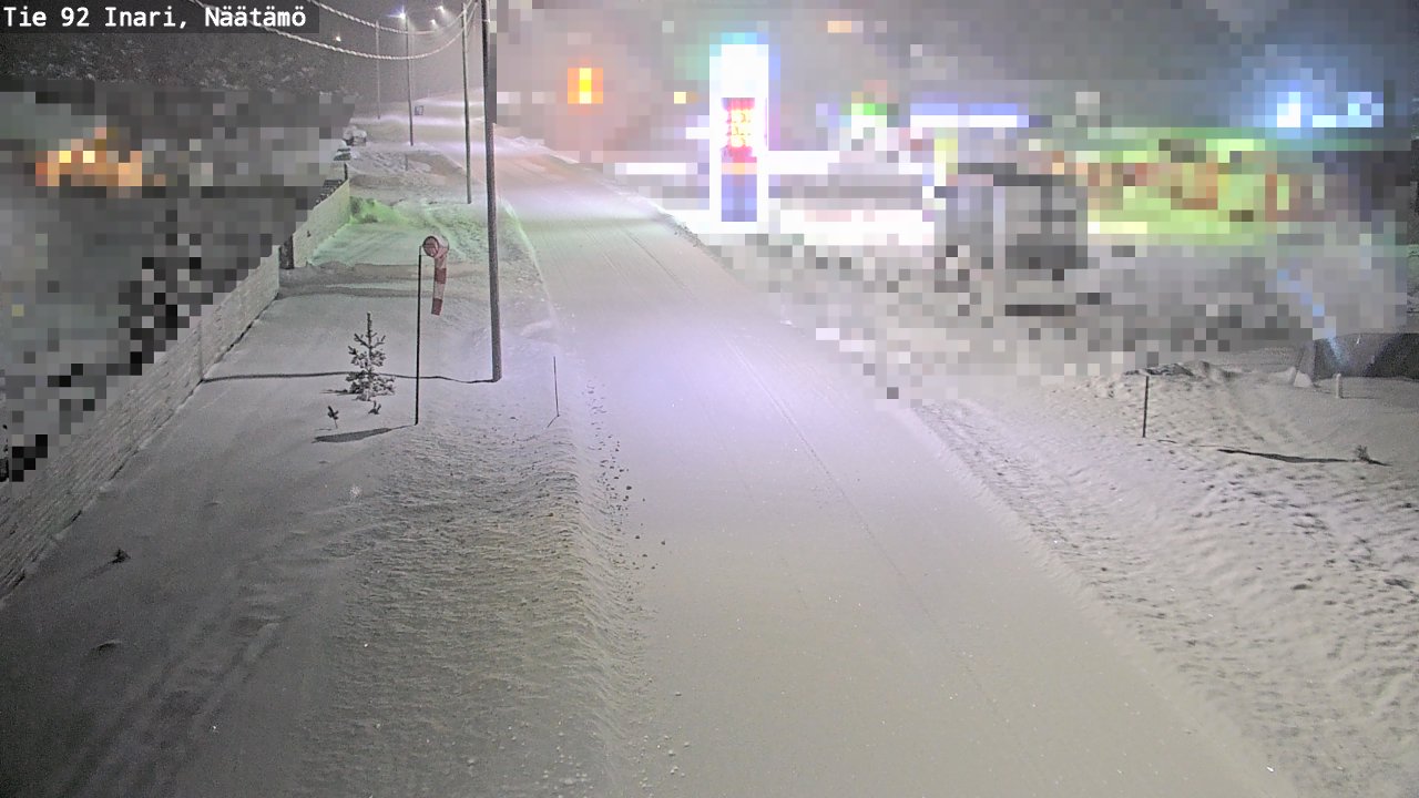 Weather Camera Image Road 92 Inari, Näätämö, Inari, Lappi