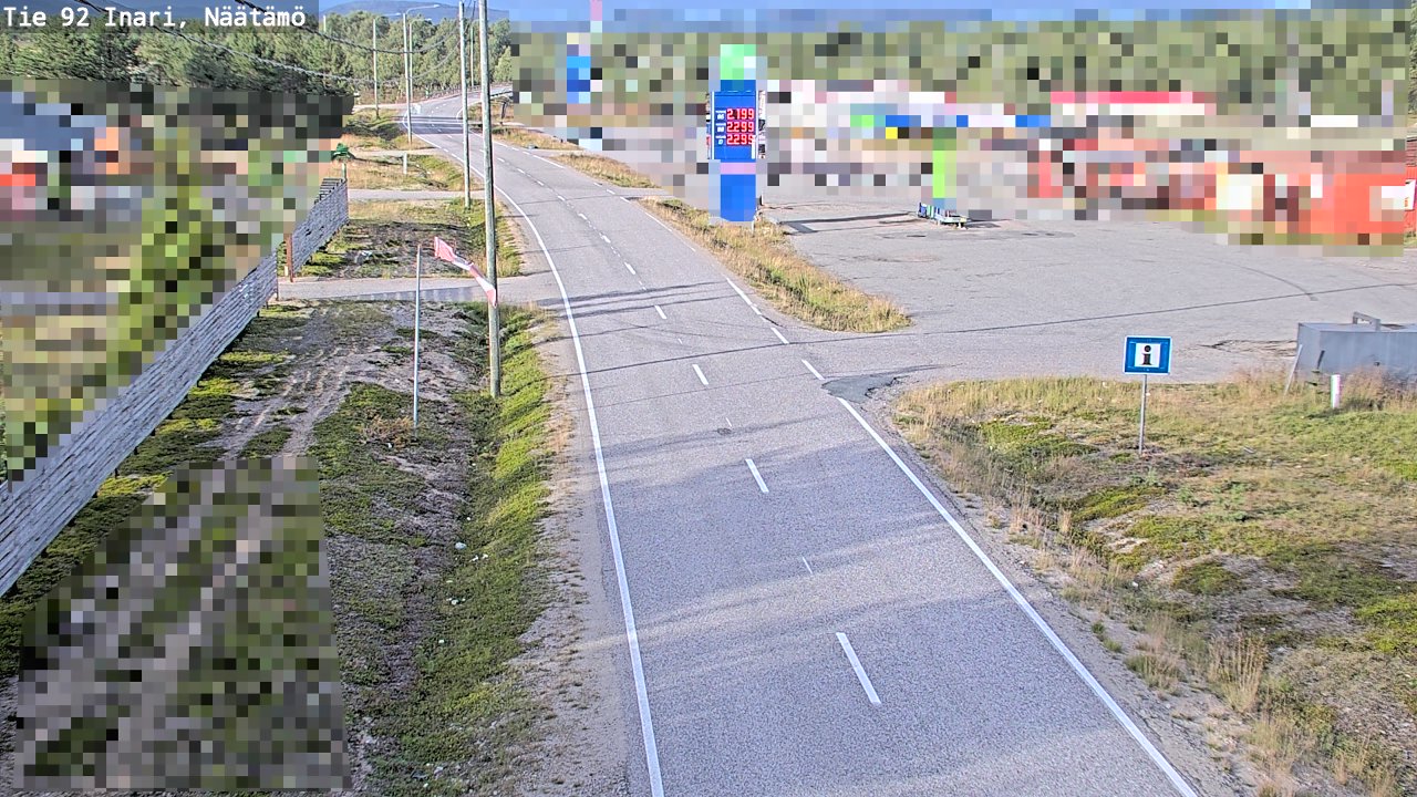 Kelikamerat Kuva Tie 92 Inari, Näätämö, Inari, Lappi
