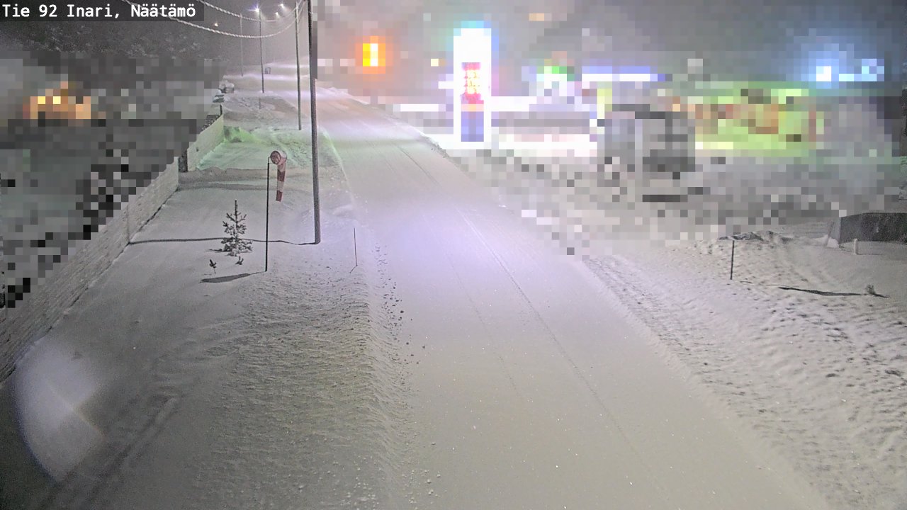 Weather Camera Image Road 92 Inari, Näätämö, Inari, Lappi