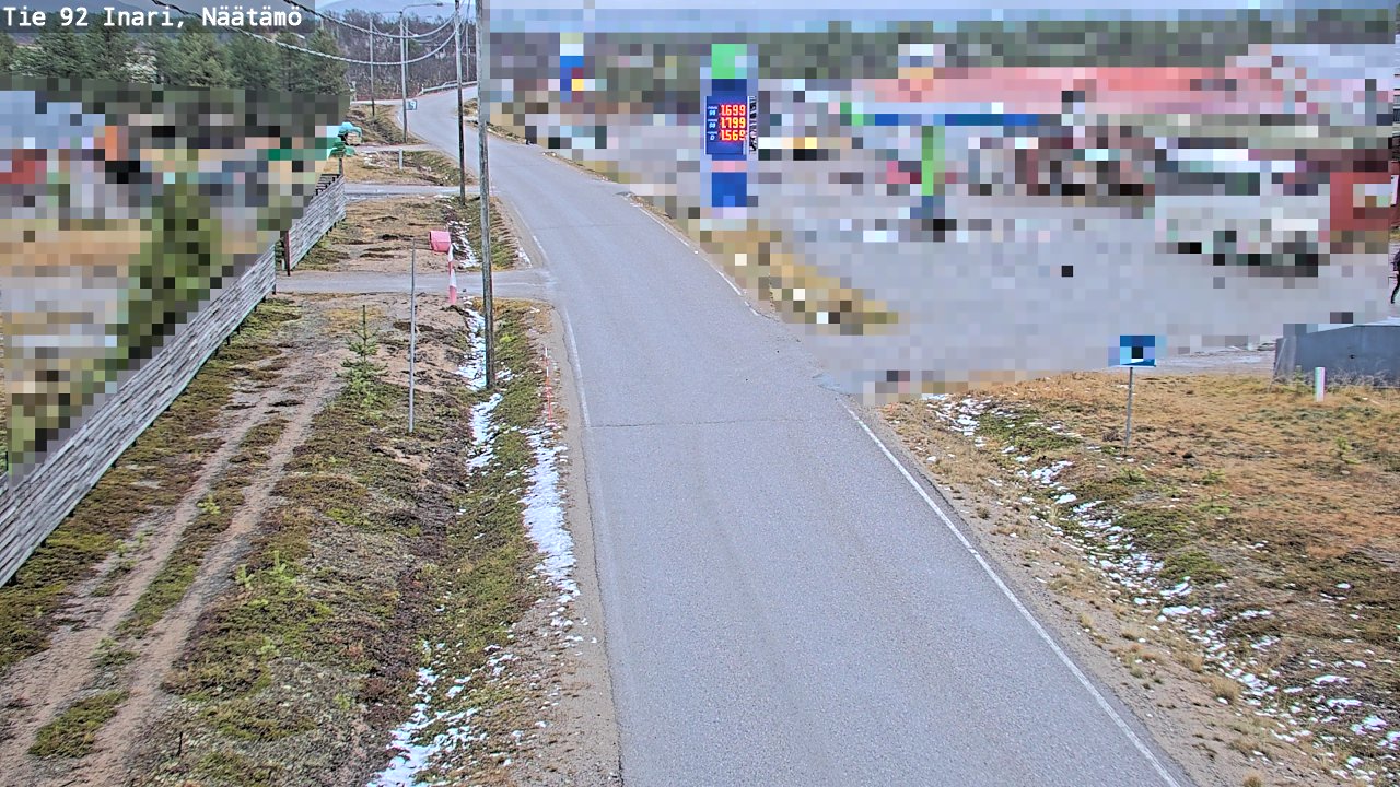 Kelikamerat Kuva Tie 92 Inari, Näätämö, Inari, Lappi