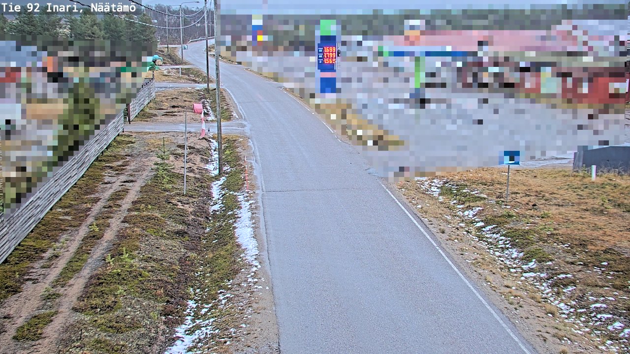 Kelikamerat Kuva Tie 92 Inari, Näätämö, Inari, Lappi