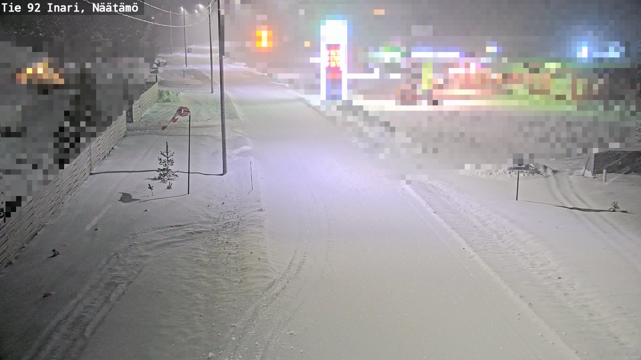 Weather Camera Image Road 92 Inari, Näätämö, Inari, Lappi