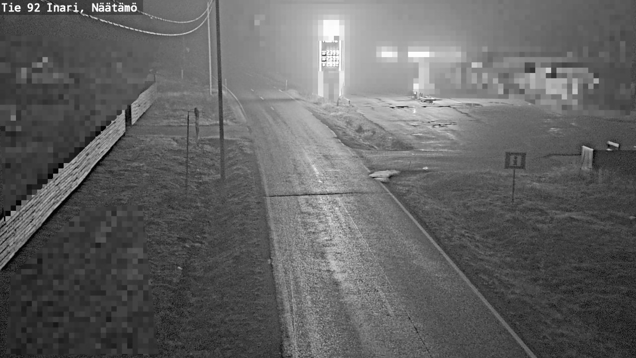Kelikamerat Kuva Tie 92 Inari, Näätämö, Inari, Lappi