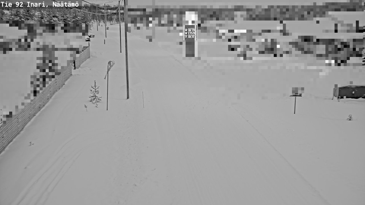 Weather Camera Image Road 92 Inari, Näätämö, Inari, Lappi