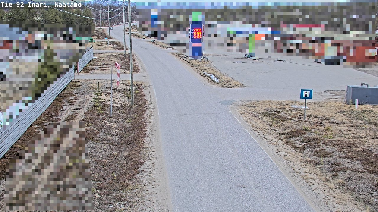 Kelikamerat Kuva Tie 92 Inari, Näätämö, Inari, Lappi