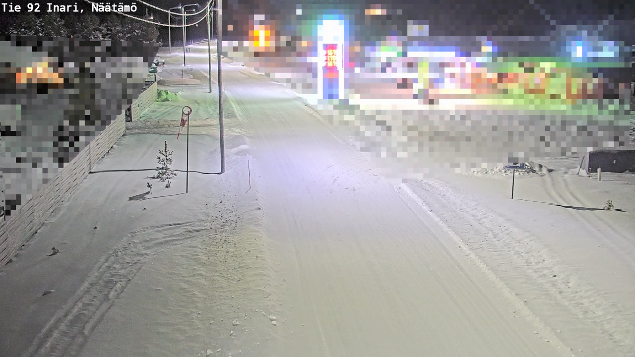 Kelikamerat Kuva Tie 92 Inari, Näätämö, Inari, Lappi