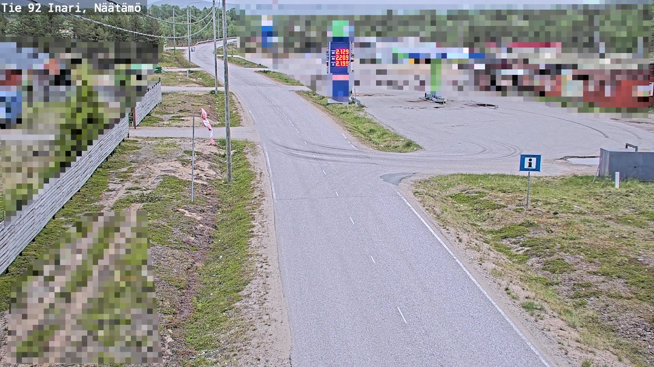 Kelikamerat Kuva Tie 92 Inari, Näätämö, Inari, Lappi