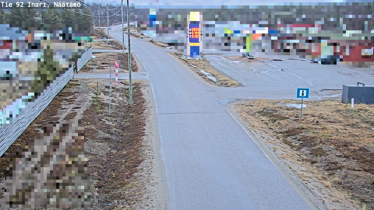 Kelikamerat Kuva Tie 92 Inari, Näätämö, Inari, Lappi