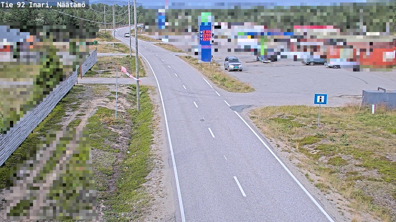 Kelikamerat Kuva Tie 92 Inari, Näätämö, Inari, Lappi